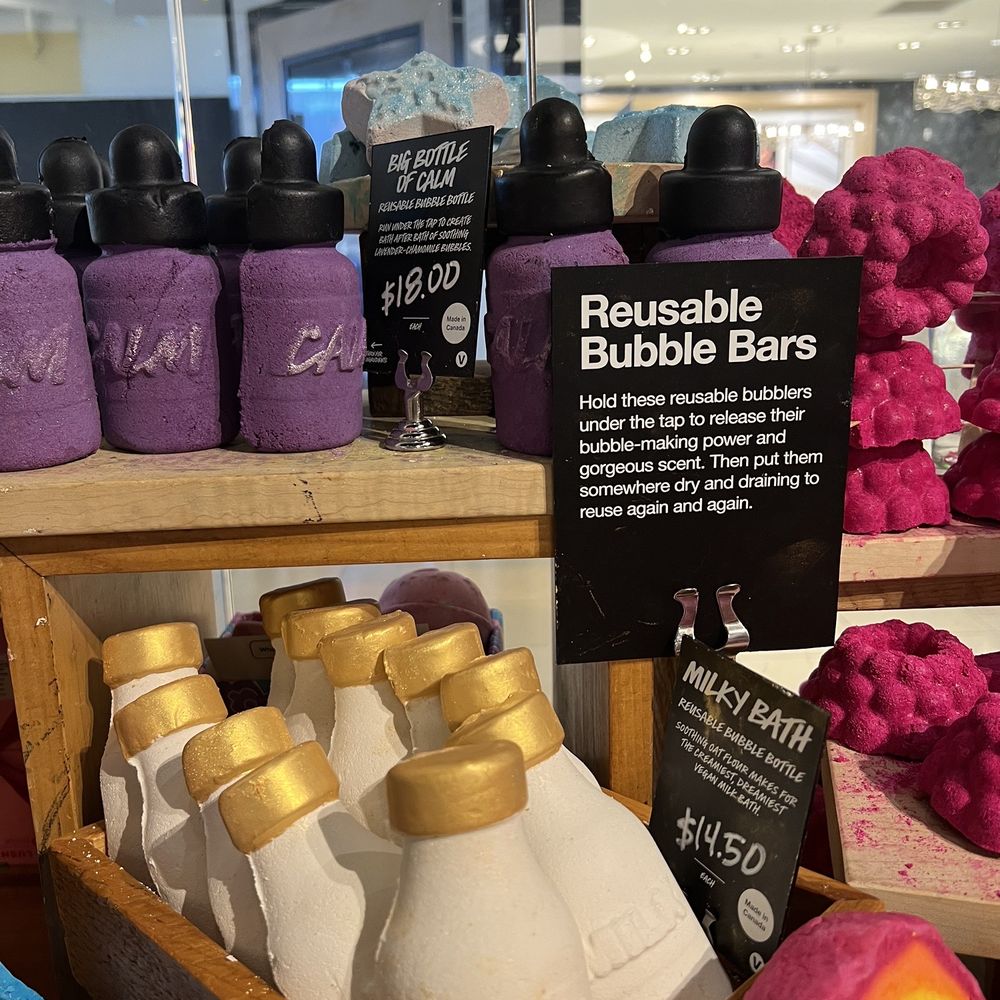 Lush Cosmetics - Foaming bath bars. - Cosmetics & Beauty Supply Near Me - San Antonio, Texas