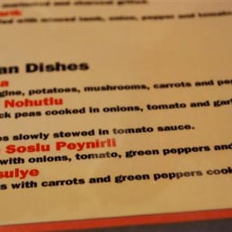 Vegetarian mains for the £6.95 lunchtime meal deal.