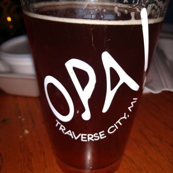Opa! Grill & Taproom - Crooked Tree IPA from Dark Horse Brewery - Greek Near Me - Traverse City, Michigan