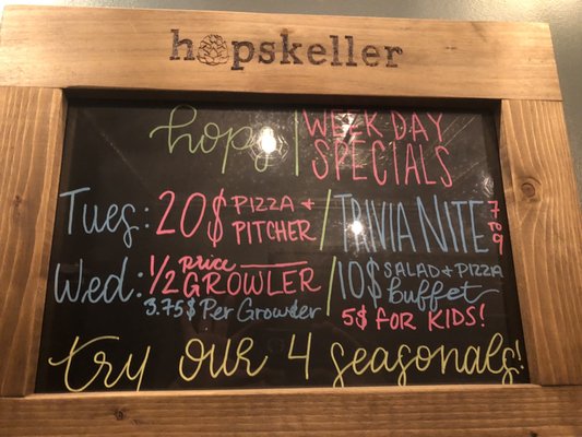 Menu photo 2 Hopskeller Brewing Waterloo, IL