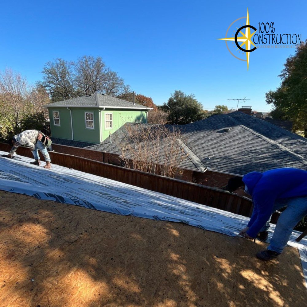 Slide of 100% Construction