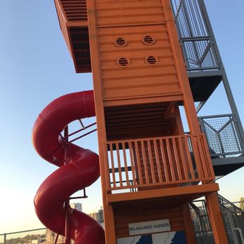 Harbor View Plaza - Slide! - Parks Near Me - Milwaukee, Wisconsin