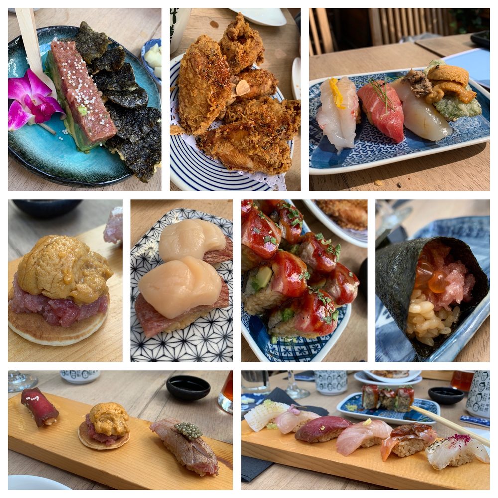 Sushi Lab Rooftop - The whole table - Japanese Near Me - New York, New York