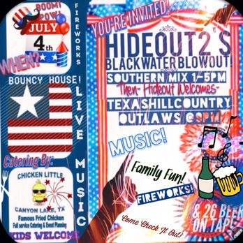 Hideout 2 - the back of the label - Bars Near Me - Canyon Lake, Texas
