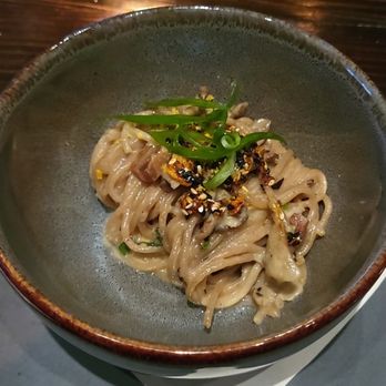 Maypop Restaurant - black garlic carbonara - New American Near Me - New Orleans, Louisiana Maypop Restaurant - black garlic carbonara - New American Near Me - New Orleans, Louisiana
