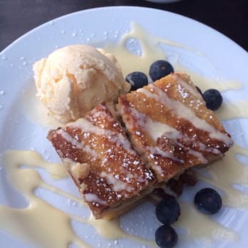 Douglas & Kaldi Terrace Cafe - Bread and butter pudding with ice cream. Very good - Breakfast & Brunch Near Me - Dublin, D Douglas & Kaldi Terrace Cafe - Bread and butter pudding with ice cream. Very good - Breakfast & Brunch Near Me - Dublin, D