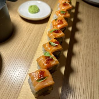 Katami - Hamachi Sake Roll - Sushi Bars Near Me - Houston, Texas