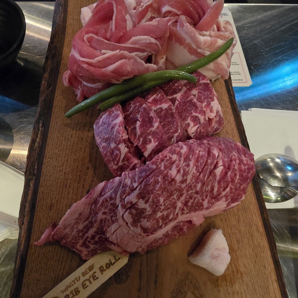 Daldongnae Korean BBQ - Dundas Square - Wagyu rib eye, short plate, short rib, thin slice pb and regular pork belly - Korean Near Me - Toronto, Ontario Daldongnae Korean BBQ - Dundas Square - Wagyu rib eye, short plate, short rib, thin slice pb and regular pork belly - Korean Near Me - Toronto, Ontario