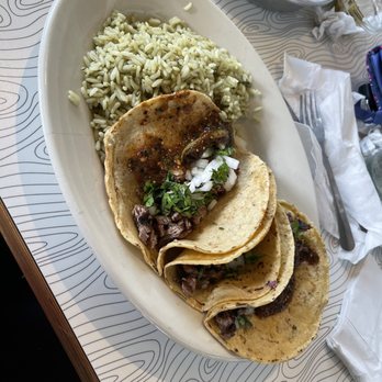 Pure Taqueria - Carne Asada with rice - Tacos Near Me - Columbus, Georgia Pure Taqueria - Carne Asada with rice - Tacos Near Me - Columbus, Georgia
