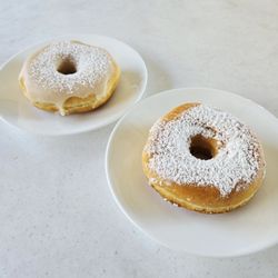 Robot Donut - Raspberry filled, Bavarian Creme filled