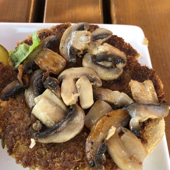 Hi-Point Restaurant and Lounge - Vegetarian Burger. I paid extra for added mushrooms. - Canadian (New) Near Me - Whiteshell, Manitoba Hi-Point Restaurant and Lounge - Vegetarian Burger. I paid extra for added mushrooms. - Canadian (New) Near Me - Whiteshell, Manitoba