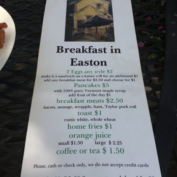 Breakfast in Easton - Simple, but tasty menu - Breakfast & Brunch Near Me - Easton, Maryland Breakfast in Easton - Simple, but tasty menu - Breakfast & Brunch Near Me - Easton, Maryland