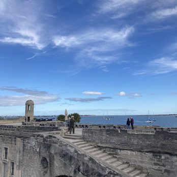 Castillo de San Marcos - View from the second floor - Landmarks & Historical Buildings Near Me - Saint Augustine, Florida Castillo de San Marcos - View from the second floor - Landmarks & Historical Buildings Near Me - Saint Augustine, Florida