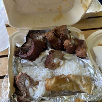 GJ's Huli Chicken - Pork ribs - Hawaiian Near Me - Waimea, Hawaii