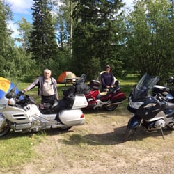 Blue Spruce Rv Park & Campground - Moto camping, but lots of RV's, big and small here.