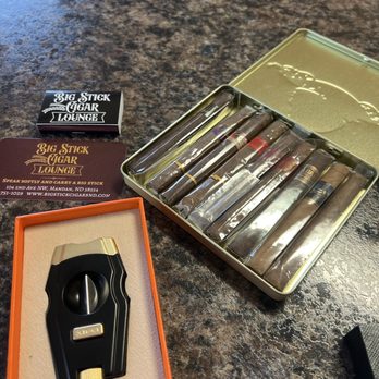 Big Stick Cigar Lounge - 10 cigarillos + case for $25 - Tobacco Shops Near Me - Mandan, North Dakota Big Stick Cigar Lounge - 10 cigarillos + case for $25 - Tobacco Shops Near Me - Mandan, North Dakota