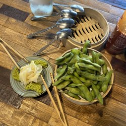 Check out the ginger rose and leaves of wasabi