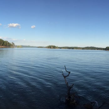 Lakeview Lodge - View from the back lawn - Resorts Near Me - Broken Bow, Oklahoma
