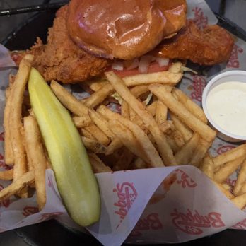 Bubba's 33 - Buffalo chicken sandwich - Pizza Near Me - Colorado Springs, Colorado