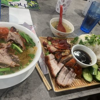Tho Tuong BBQ - Combo plate. Roasted duck in soup. - Barbeque Near Me - Tacoma, Washington Tho Tuong BBQ - Combo plate. Roasted duck in soup. - Barbeque Near Me - Tacoma, Washington