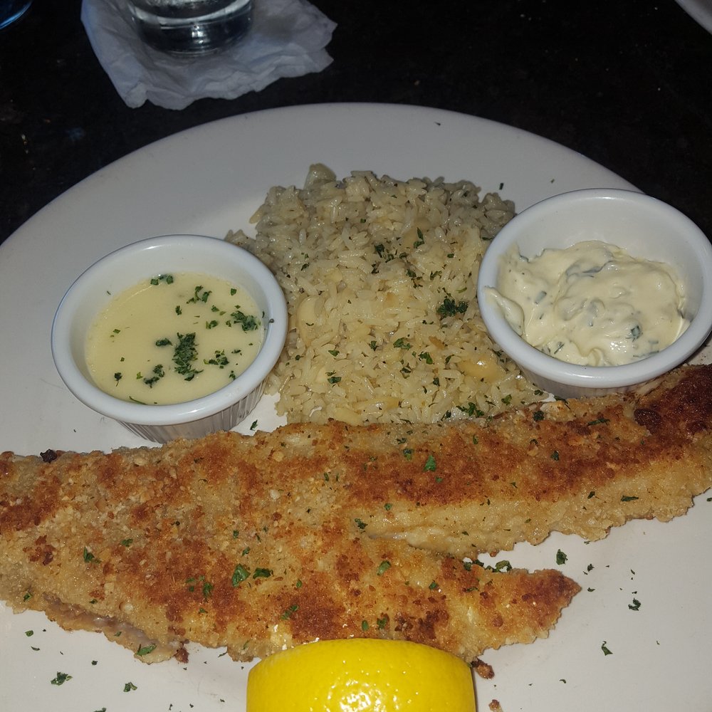 Lighthouse Restaurant - Macadamian crusted walleye - Seafood Near Me - Cedar Lake, Indiana Lighthouse Restaurant - Macadamian crusted walleye - Seafood Near Me - Cedar Lake, Indiana
