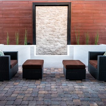 Landscape Creations - Water feature and Pavers sitting area - Irrigation Near Me - Las Vegas, Nevada Landscape Creations - Water feature and Pavers sitting area - Irrigation Near Me - Las Vegas, Nevada