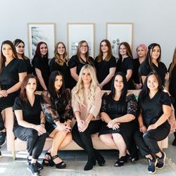 Polished Palm Nail Bar - Our team of talented nail technicians, managers and owner, Jessica Haworth.
