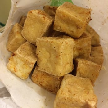 Mr Green Bubble - Tofu cubes level 2 spicy - Bubble Tea Near Me - Union City, California