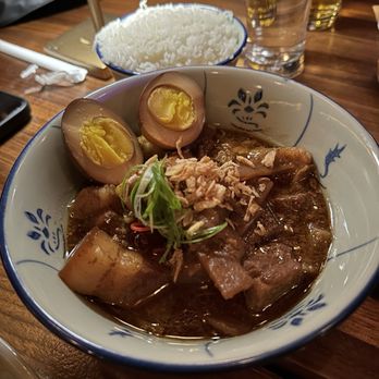 Lao Lao Bar - Carmelized braised pork belly stew - Laotian Near Me - Toronto, Ontario Lao Lao Bar - Carmelized braised pork belly stew - Laotian Near Me - Toronto, Ontario