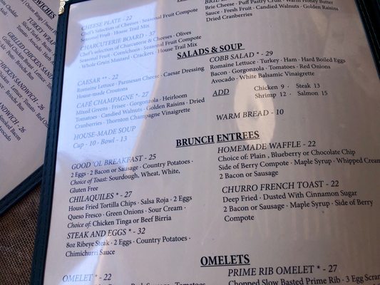 Menu photo 6 Thornton Winery Temecula, CA
