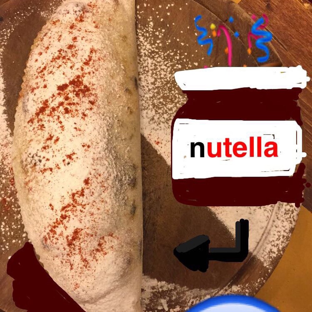 I'Pizzacchiere - This Nutella Dolce is amazing! - Pizza Near Me - Florence, FI