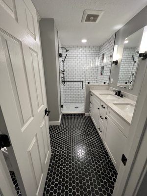 Newly Remodeled Bathroom by FSA Construction – Customers Loved It! - FSA Construction recently completed a full bathroom remodel that completely transformed the space into a modern, elegant, and highly functional retreat. The project included new porcelain tile flooring, a custom-built walk-in shower with frameless glass, premium fixtures, upgraded lighting, and a sleek vanity with enhanced storage.
Our team handled everything from demolition to the final finishing touches, ensuring quality craftsmanship at every stage. The homeowners were thrilled with the result — especially the improved layout, bright and timeless design, and the smooth, clean details that reflect true professional work.
This remodel not only elevated the style of the home but also increased its value and comfort. Another project delivered with dedication, precision, and the FSA Construction standard of excellence. Newly Remodeled Bathroom by FSA Construction – Customers Loved It! - FSA Construction recently completed a full bathroom remodel that completely transformed the space into a modern, elegant, and highly functional retreat. The project included new porcelain tile flooring, a custom-built walk-in shower with frameless glass, premium fixtures, upgraded lighting, and a sleek vanity with enhanced storage.
Our team handled everything from demolition to the final finishing touches, ensuring quality craftsmanship at every stage. The homeowners were thrilled with the result — especially the improved layout, bright and timeless design, and the smooth, clean details that reflect true professional work.
This remodel not only elevated the style of the home but also increased its value and comfort. Another project delivered with dedication, precision, and the FSA Construction standard of excellence.