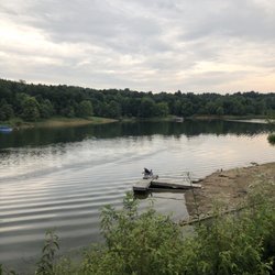 Cave Creek Campground - The lake view from site #51