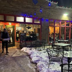 Onesto Pizza & Trattoria - Entrance/ patio seating