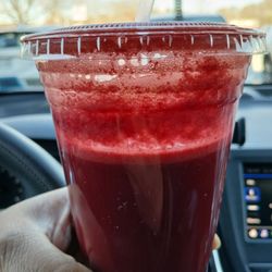 The Mung Bean - Beet, carrots, apple , ginger drink