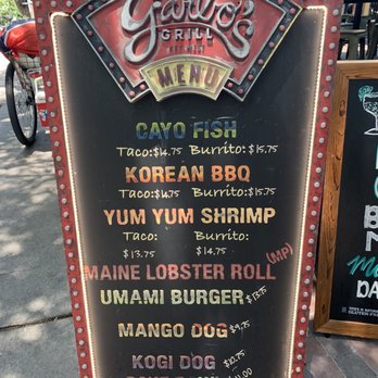 Garbo's Grill - Menu - Food Trucks Near Me - Key West, Florida