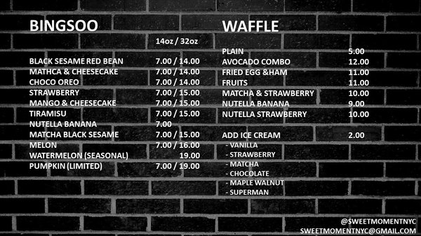 Menu photo 6 Sweet Moment New York, NY Menu photo 6 Sweet Moment New York, NY