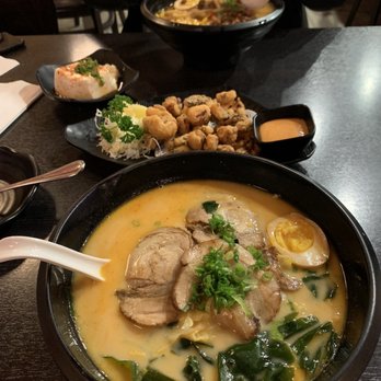 Rockin' Ramen - Spicy Rockin Ramen and tempura octopus - THE BEST - Ramen Near Me - Temecula, California