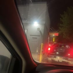 McDonalds - Waiting for soda only. About five minutes. Worker are nice enough.