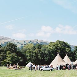 Event In A Tent - A beautiful wedding set up!
