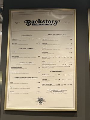 Menu photo 6 Backstory Coffee Roasters - Bloomington Central Station Bloomington, MN Menu photo 6 Backstory Coffee Roasters - Bloomington Central Station Bloomington, MN
