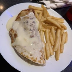 Don Vicente Bar & Grill - Adult quesadilla. Very disappointing. No rice or beans option, fries only.