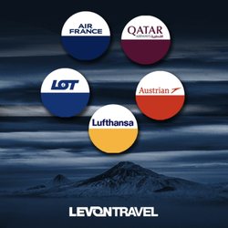 Levon Travel - We offer airplane tickets of major airlines.
