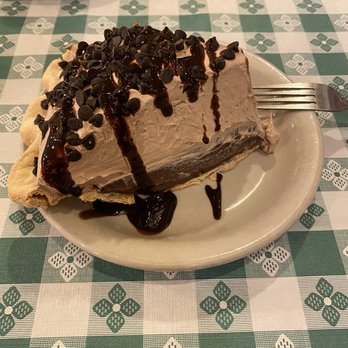 Pine Country Restaurant - Double Chocolate Pie - Breakfast & Brunch Near Me - Williams, Arizona