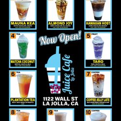 Juice Cafe - Menu