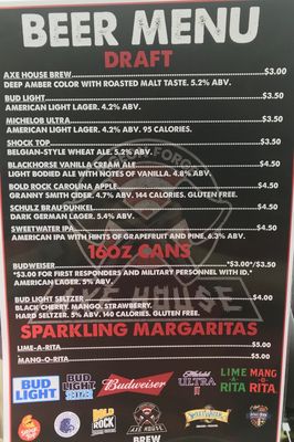 Menu photo 3 Axe House Tavern-Pigeon Forge Pigeon Forge, TN Menu photo 3 Axe House Tavern-Pigeon Forge Pigeon Forge, TN