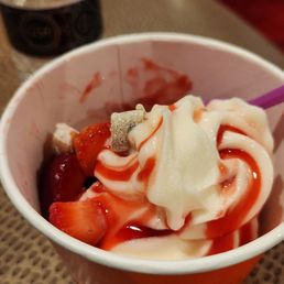 Vanilla and strawberry Vanilla and strawberry