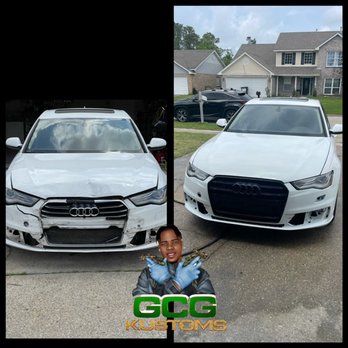 GCG Kustoms - Audi A6 hood and bumper repair/paint. - Body Shops Near Me - Slidell, Louisiana GCG Kustoms - Audi A6 hood and bumper repair/paint. - Body Shops Near Me - Slidell, Louisiana