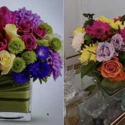 Williams Flower & Gift - South Seattle Florist - Photo on left is what is online and I paid for the premium version. Photo on right is what my friend received.