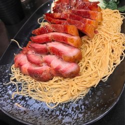 Congee Noodle Delight - BBQ pork dry noodles